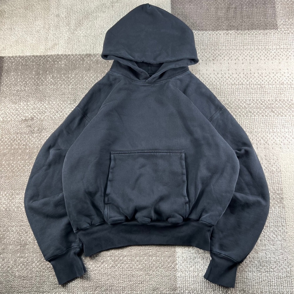 Yeezy Gap Hoodie Black Double Layer P S/701377-00 Mens Medium